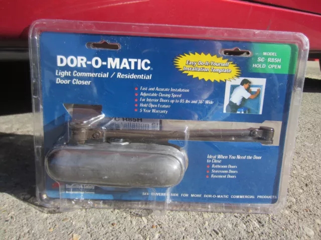 Dark Brown Dor-O-Matic Light Commercial Residential Door Closer SC R85H
