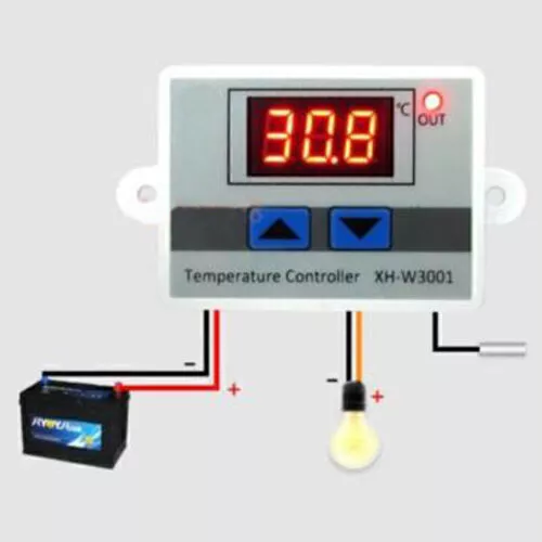 12V/120W Digital Temperaturregler Thermostat LED Control Temperaturregler Kit