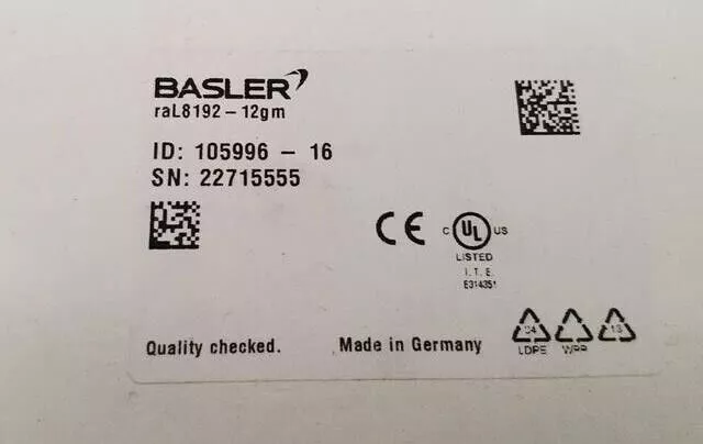 Basler raL8192-12gm industrial camera