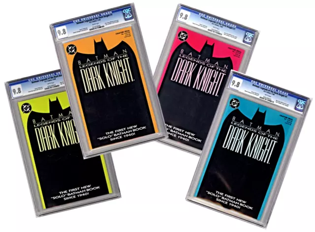 Dc Comics 🦇 Batman 🦇 Legends Of The Dark Knight Lot 💥 All 4 Books Cgc 9.8 💥