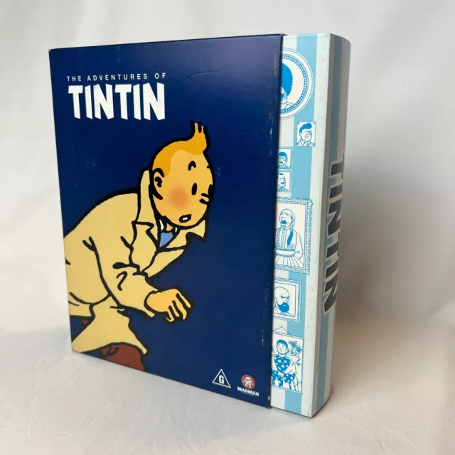 The Adventures Of Tintin 75th Anniversary Collection 6-Disc DVD Set PAL VGC