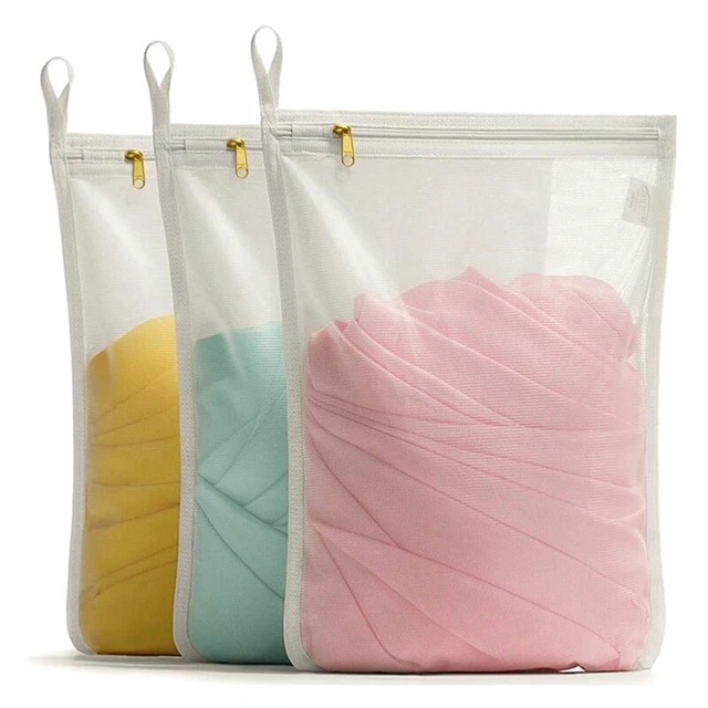 2 Sacchetti Porta Scarpe Per Lavatrice | Nylon Riutilizzabile | Proteggi Le Tue Sneakers | Grigio E Giallo - 3