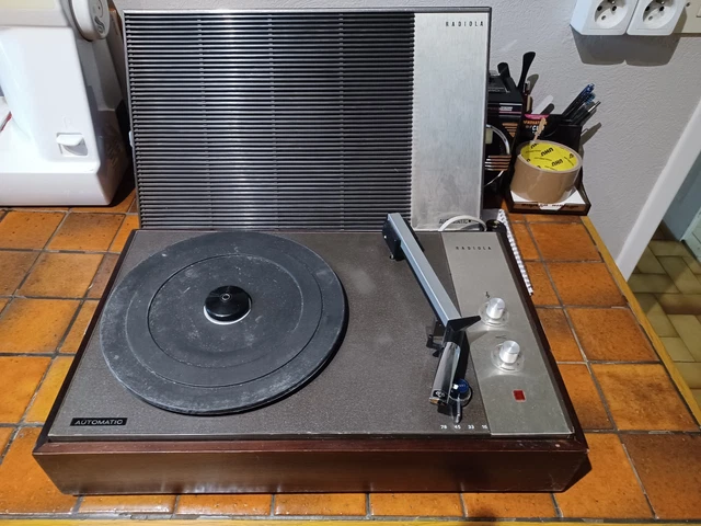 Superbe platine disque electrophone La Voix de son Maitre ty