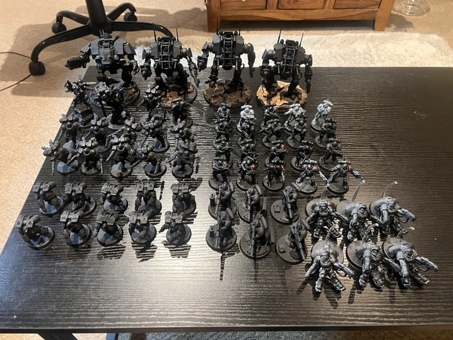 GAMES WORKSHOP WARHAMMER 40k Space Marine Raven Guard Army £414.70 ...
