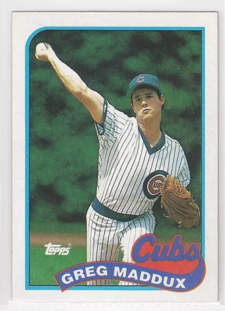1989 Topps Greg Maddux Chicago Cubs #240