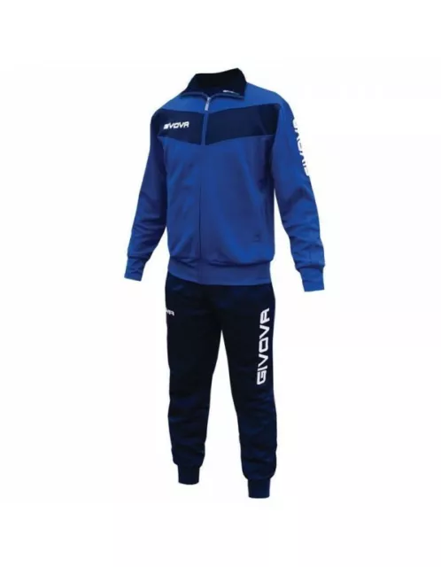 Givova Tuta Visa Sportiva Allenamento Running Zip Intera Uomo Donna Unisex Pales