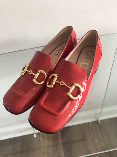 New $1050 Gucci Baby Horsebit Patent Leather Loafers Shoes Size 37 Made In Italy New $1050 Gucci Baby Horsebit Patent Leather Loafers Shoes Size 37 Made In Italy