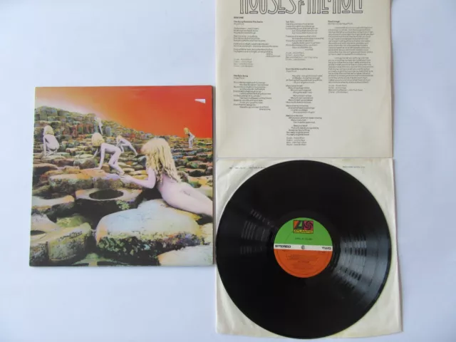 LED Zeppelin Häuser heiligen Ursprungs Vinyl Presse A2 B3 fast neuwertig