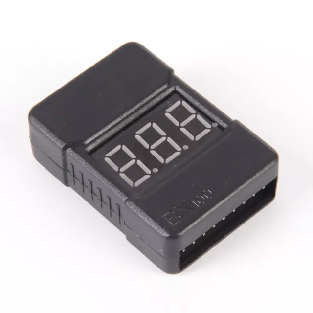 BX100 1-8S Lipo Li-ion Battery Voltage Tester Monitor Low-Voltage Buzzer AlaI'FM