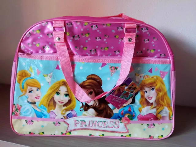 Borsa Borsone Disney Princess Bambina Da Viaggio/Piscina/Palestra 