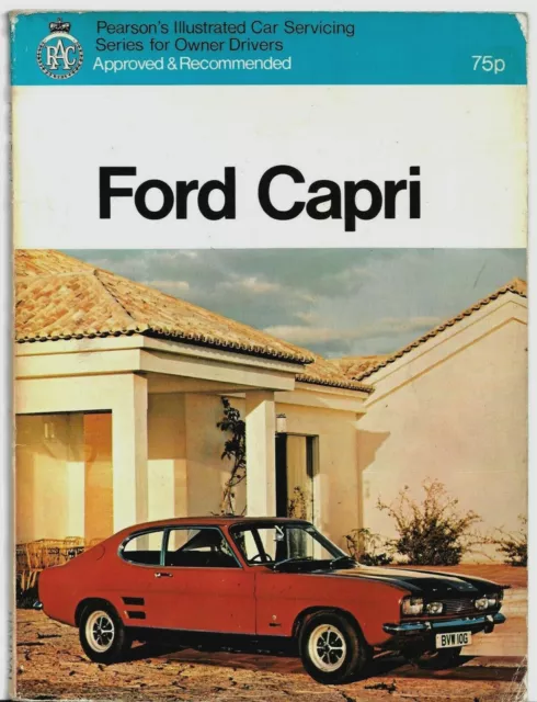 Ford Capri Mk1 1969-72 Pearson's Illustrated Servicing & Maintenance Handbook