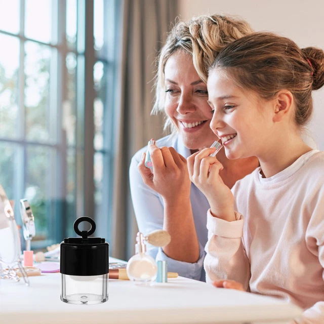 2 piezas contenedor cosmético con champú seco de viaje