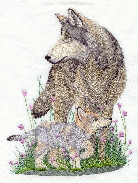 Embroidered Short-Sleeved T-Shirt - Spring Wolf C5504 Sizes S - XXL