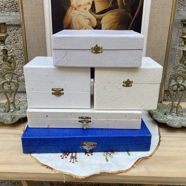 Lot De 2 Anciens écrins à Bijoux Vintage - Occasion - Déco Ou Rangement