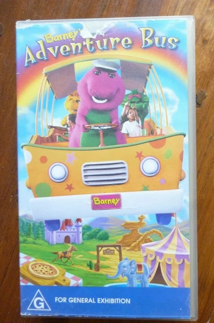 BARNEY S ADVENTURE BUS Featuring 17 Favourite Barney Songs VHS 1998 