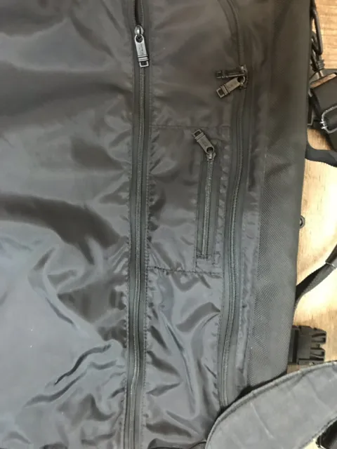 Tumi Black Ballistic Nylon Bi-Fold Weekend Garment Bag Vintage 7