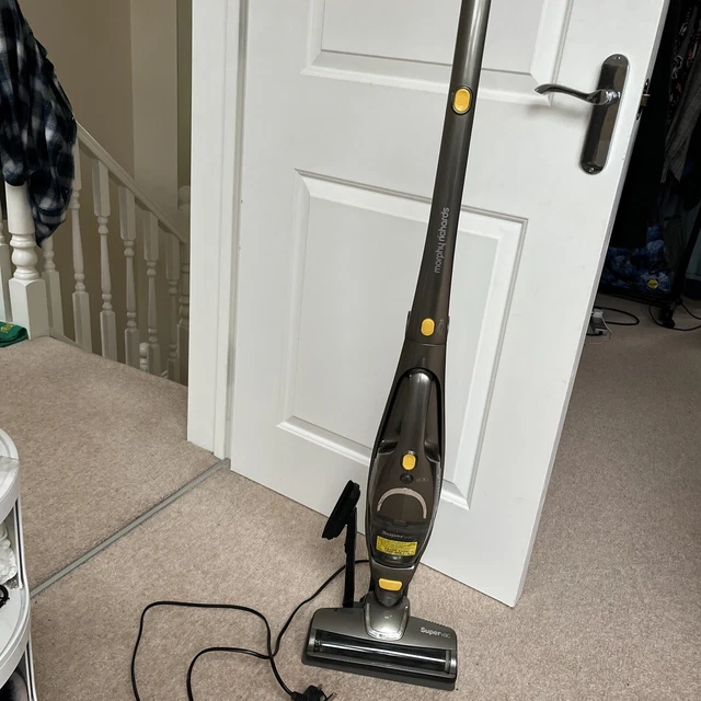MORPHY RICHARDS SUPERVAC Cordless Vacuum 2in1 Cleaner Sliver W/ Charger
