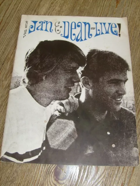 Jan & Dean Live Concert Tour Program 1966 Jan Berry  Dean Torrence