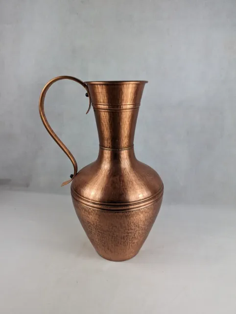 Large Copper Jug Vase 49cm