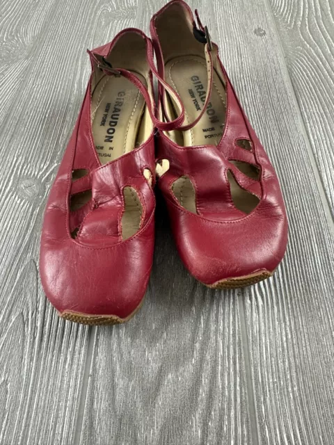 GIRAUDON NEW YORK Womens Red Shoes No Size tag 22.49 PicClick