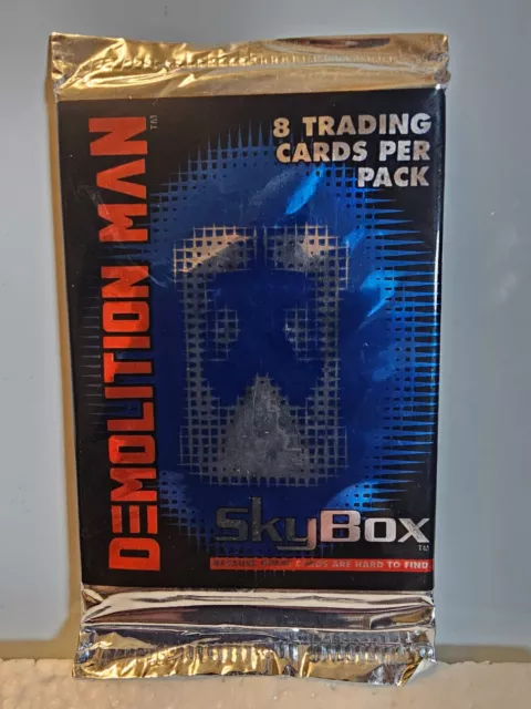 1993 Skybox Demolition Man Cards Pack Sealed NEW!!!