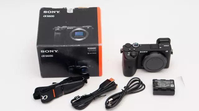 Sony Alpha a6600 24.2MP Mirrorless Digital Camera ILCE-6600 10,016 Clicks MINT!