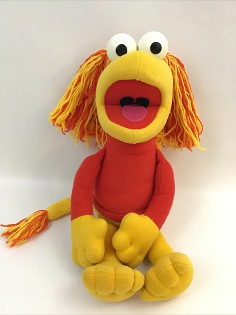 Jim Henson Muppets Fraggle Rock Red Hasbro Softies Plush Doll Vintage 1985