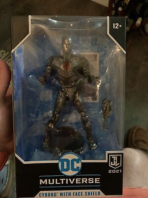 McFarlane DC Multiverse Snyder Justice League 2021 Cyborg 7” Face Shield IN HAND
