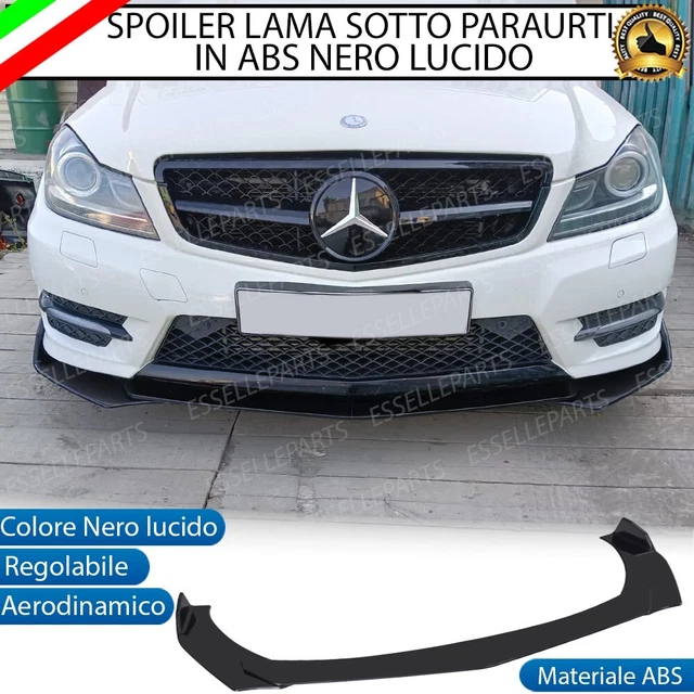 Spoiler Labbro Anteriore Sportivo In Nero Opaco Per VW New Beetle (1998-2010) - Paraurti Frontale