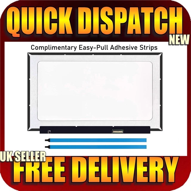 Ersatz Für Dell Cn-061Ft0 Dp/N: 61Ft0 15,6" Fhd Bildschirm + Klebestreifen