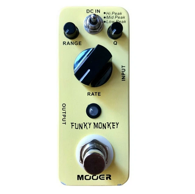 Pédale Effet Guitare Electrique Mooer Funky Monkey Auto Wah 3 Modes Cadeau