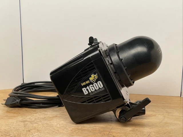 Flash de estudio Paul C. Buff AlienBees B1600 640WS - probado 100% funcional - limpio