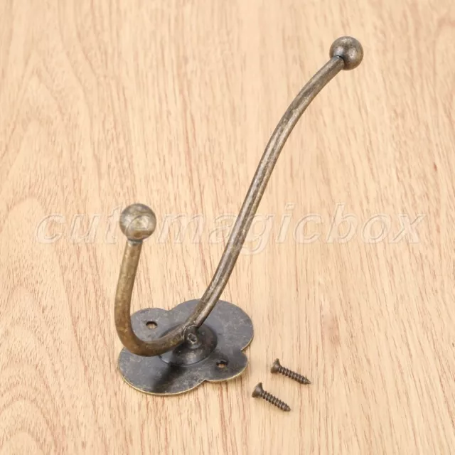 Vintage Coat Hat Clothes Towel Hanger Holder Wall Hook Bath Kitchen Door Hanger