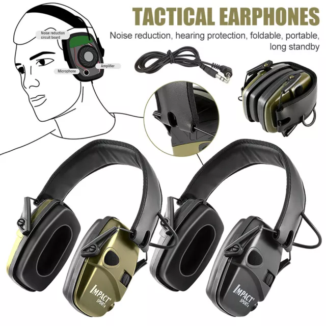 Electronic Ear Defenders Howard Leight Impact Sport Shooting Ear Protect muffs