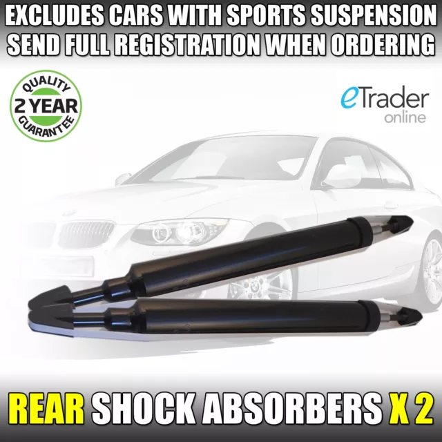 BMW 1 Series Rear Shock Absorbers PAIR E81 E82 E87 E88 BRAND NEW 2004 Onwards