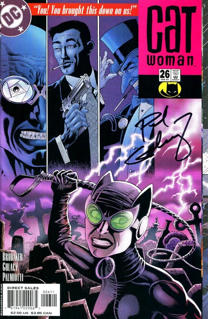 Catwoman #26 Penguin Signed By Artist Paul Gulacy