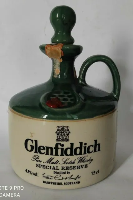Brocca ceramica Glenfiddish Special Reserve Unblended Scotch Whisky Ceramic Jug