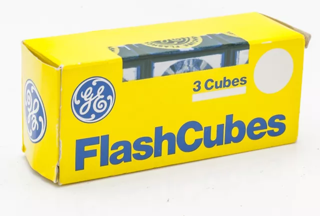 GE General Elettrico Flashcube - 3 Pz. Cubo Flash Blitzbirne - Conf. Orig.