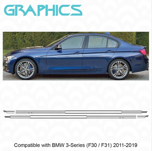 thumbnail image 2 of Alpina Style Pin Stripe Graphic Decal Sticker For BMW 3-Series E46 – Custom Fit M3 2 of 4