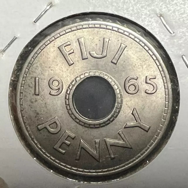 1965 Fiji One Penny Nice Uncirculated Coin