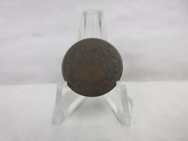 1870 United States 2 Two Cent Piece 2c US Copper Type Coin Philadelphia Mint