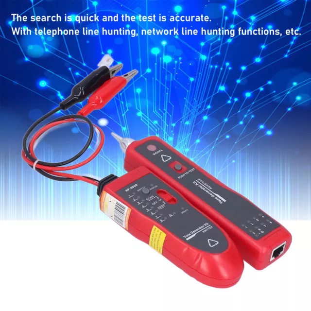 Cable Tester ABS Anti Burn Handheld Powerful Function Line Finder For Engineers