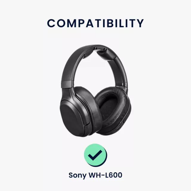 2x Ohrpolster kompatibel mit Sony WH-L600 Headphones Ersatz Ohr Polster 2