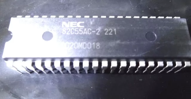 NEC UPD82C55AC-2-221 40 pin DIP programmable interface 82C55AC-2 8255