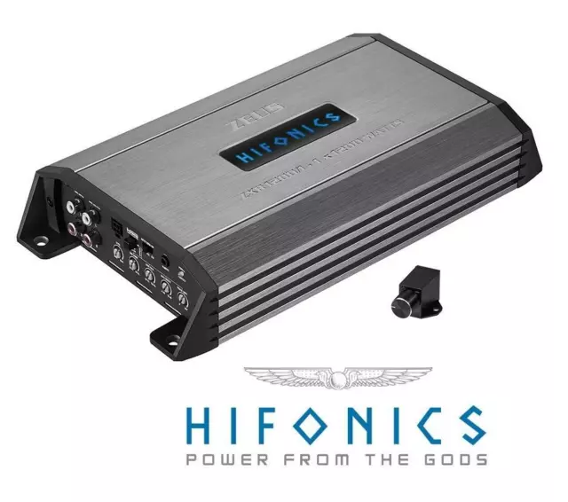 Hifonics ZXR 1200/ 1 Classe D Numérique Mono 1-Kanal Amplificateur + Bass