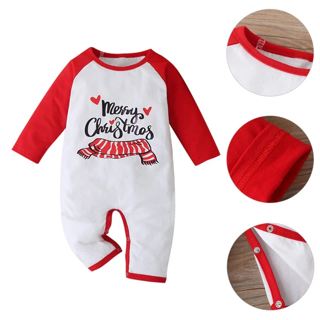 Tute per abbigliamento neonato manica bambino Natale