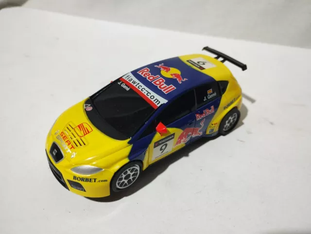 02cu "SCALEXTRIC" SCX COMPACT COCHE U SEAT LEON