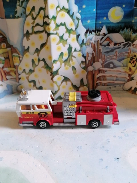 MAJORETTE CAMION Pompier incendie NACELLE - Collection