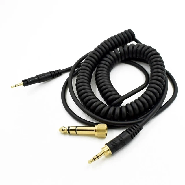 1 X Ressort Spirale Casque hp-Cc Câble for Audio-Technica ATH-M40x &