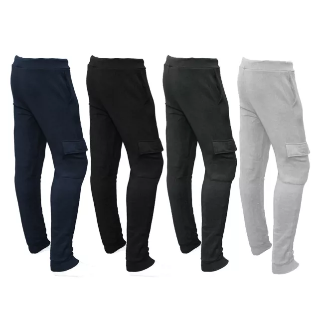Pantaloni jogger ragazzi ragazze bambini pile pile 7-13 anni